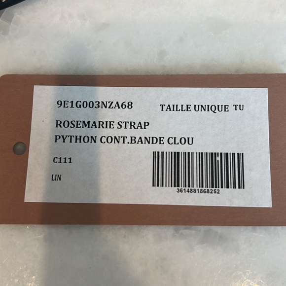 Alaïa bag in brown python - Picture 3 of 4